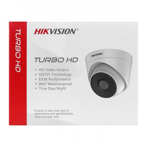 HD-TVI камера Hikvision DS-2CE56D0T-IT3F (C) 2MP 2.8mm (99-00004204) купить в Украине: Киев, Днепр, Харьков, Одесса  | Низкая цена, отзывы, характеристики от TELEMART фото