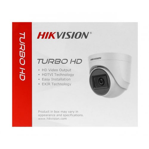 Turbo HD камера с микрофоном Hikvision DS-2CE76D0T-ITPFS 2MP 2.8mm (99-00001714) купить в Украине: Киев, Днепр, Харьков, Одесса  | Низкая цена, отзывы, характеристики от TELEMART фото