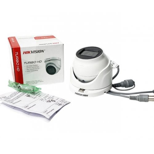 HD-TVI камера Hikvision DS-2CE76H0T-ITMF (C) 5MP 2.8mm (99-00003697) купити в Україні: Київ, Львів, Хмельницький, Тернопіль, Івано-Франківськ | Низька ціна, відгуки, характеристики від TELEMART фото