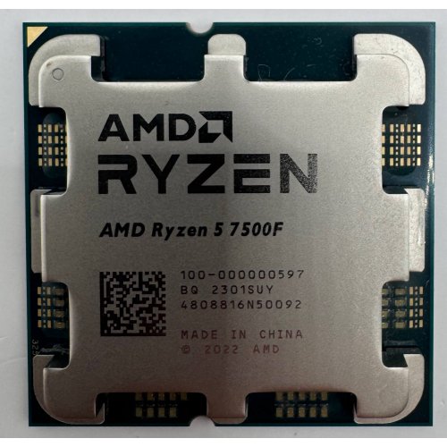 Процесор AMD Ryzen 5 7500F 3.7(5.0)GHz 32MB sAM5 Tray (100-000000597) (Відновлено продавцем, 875039) купити в Україні: Київ, Львів, Хмельницький, Тернопіль, Івано-Франківськ | Перевірка сумісності, низька ціна, відгуки, характеристики від TELEMART фото