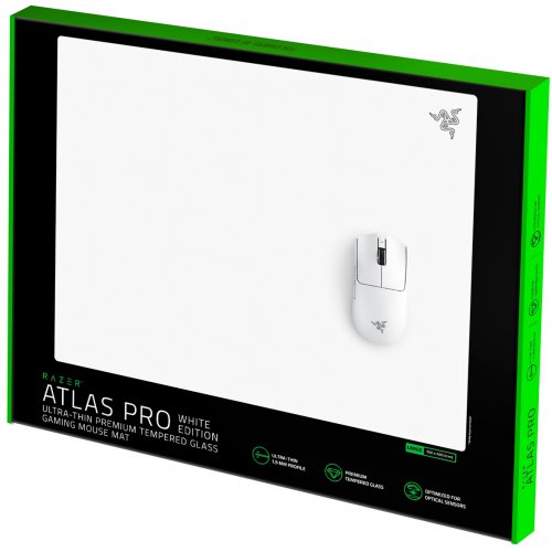 Коврик для мышки Razer Atlas Pro (RZ02-05760200-R3M1) White купить в Украине: Киев, Днепр, Харьков, Одесса  | Низкая цена, отзывы, характеристики от TELEMART фото