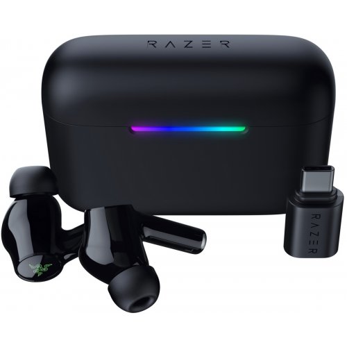 Наушники Razer Hammerhead V3 Hyperspeed (RZ12-05610100-R3G1) Black купить в Украине: Киев, Днепр, Харьков, Одесса  | Низкая цена, отзывы, характеристики от TELEMART фото
