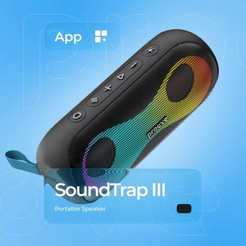 Портативна акустика Proove SoundTrap III 30W (PSST3001AP01) Black купити в Україні: Київ, Львів, Хмельницький, Тернопіль, Івано-Франківськ | Низька ціна, відгуки, характеристики від TELEMART фото