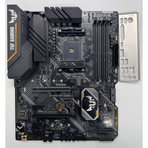 Материнська плата Asus TUF B450-PRO GAMING (sAM4, AMD B450) (Відновлено продавцем, 875058) купити в Україні: Київ, Львів, Хмельницький, Тернопіль, Івано-Франківськ | Перевірка сумісності, низька ціна, відгуки, характеристики від TELEMART фото
