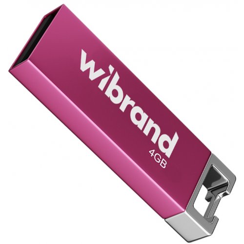 Накопичувач Wibrand Chameleon 4GB USB 2.0 (WI2.0/CH4U6P) Pink купити в Україні: Київ, Львів, Хмельницький, Тернопіль, Івано-Франківськ | Низька ціна, відгуки, характеристики від TELEMART фото