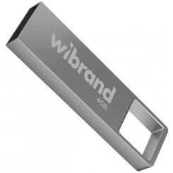 Накопичувач Wibrand Shark 4GB USB 2.0 (WI2.0/SH4U4S) Silver