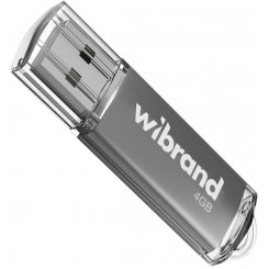 Накопичувач Wibrand Cougar 4GB USB 2.0 (WI2.0/CU4P1S) Silver