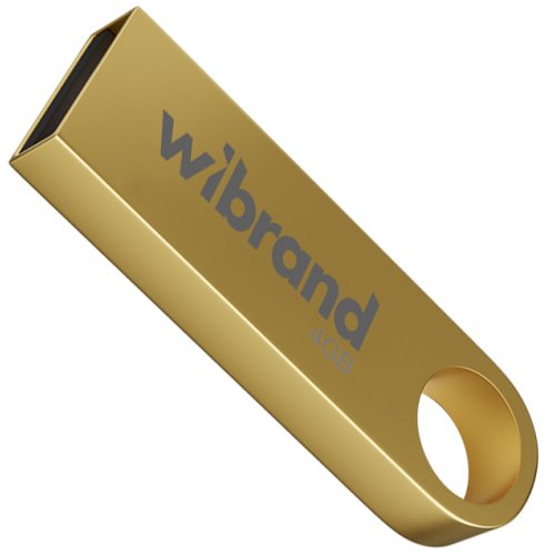 Накопичувач Wibrand Puma 4GB USB 2.0 (WI2.0/PU4U1G) Gold купити в Україні: Київ, Львів, Хмельницький, Тернопіль, Івано-Франківськ | Низька ціна, відгуки, характеристики від TELEMART фото