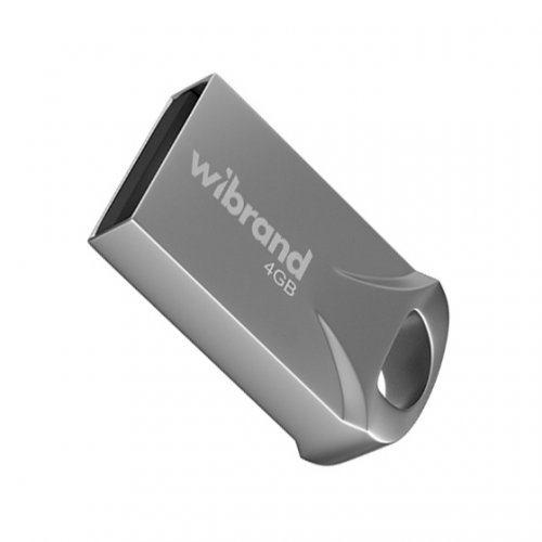 Накопичувач Wibrand Hawk 4GB USB 2.0 (WI2.0/HA4M1S) Silver купити в Україні: Київ, Львів, Хмельницький, Тернопіль, Івано-Франківськ | Низька ціна, відгуки, характеристики від TELEMART фото