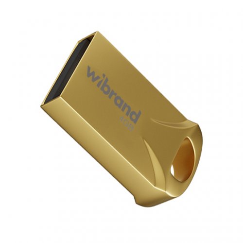 Накопичувач Wibrand Hawk 4GB USB 2.0 (WI2.0/HA4M1G) Gold купити в Україні: Київ, Львів, Хмельницький, Тернопіль, Івано-Франківськ | Низька ціна, відгуки, характеристики від TELEMART фото