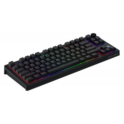 Клавиатура HATOR Skyfall 80 Pro Aurum Vanila Silent Wireless (HTK4181UA) Black купить в Украине: Киев, Днепр, Харьков, Одесса  | Низкая цена, отзывы, характеристики от TELEMART фото