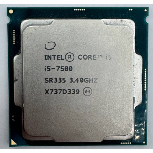 Процессор Intel Core i5-7500 3.4(3.8)GHz 6MB s1151 Tray (CM8067702868012) (Восстановлено продавцом, 875158) купить в Украине: Киев, Днепр, Харьков, Одесса  | Проверка совместимости, низкая цена, отзывы, характеристики от TELEMART фото