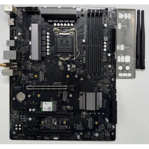 Материнская плата AsRock Z590-C/ac (s1200, Intel Z590) (Восстановлено продавцом, 875172) купить в Украине: Киев, Днепр, Харьков, Одесса  | Проверка совместимости, низкая цена, отзывы, характеристики от TELEMART фото
