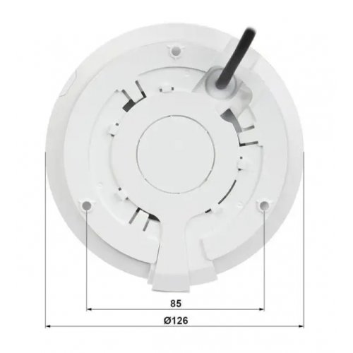 HDCVI камера Dahua DH-HAC-EW2501P 5MP 1.4mm Fisheye (99-00000248) купити в Україні: Київ, Львів, Хмельницький, Тернопіль, Івано-Франківськ | Низька ціна, відгуки, характеристики від TELEMART фото