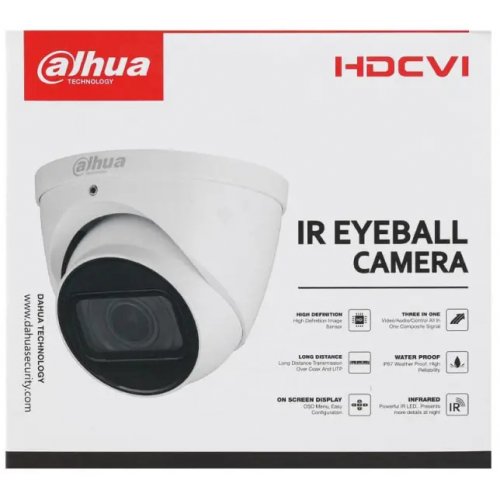 HDCVI камера Dahua DH-HAC-HDW1500TP-Z-A 5MP 2.7-12mm (99-00001825) купити в Україні: Київ, Львів, Хмельницький, Тернопіль, Івано-Франківськ | Низька ціна, відгуки, характеристики від TELEMART фото