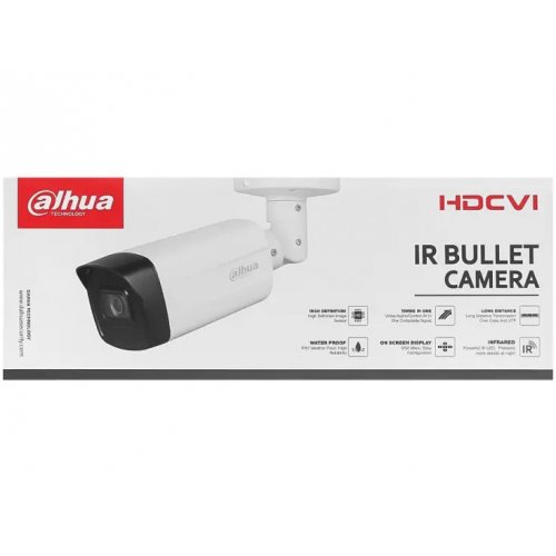 HDCVI камера Dahua DH-HAC-HFW1231TMP-I8-A 2MP 2.8mm (99-00006104) купити в Україні: Київ, Львів, Хмельницький, Тернопіль, Івано-Франківськ | Низька ціна, відгуки, характеристики від TELEMART фото