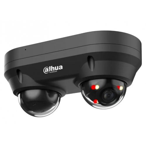 IP-камера Dahua DH-IPC-HDBW2449F-AS-E2-IL 4+4MP 2.8mm (99-10026400) Black купити в Україні: Київ, Львів, Хмельницький, Тернопіль, Івано-Франківськ | Низька ціна, відгуки, характеристики від TELEMART фото