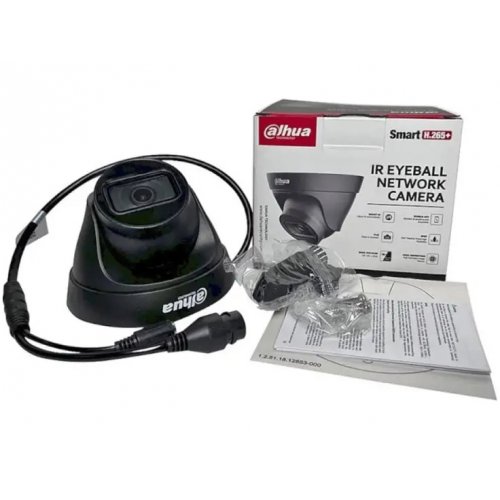 IP-камера Dahua DH-IPC-HDW1230T1-BE 2MP 2.8mm (99-00020128) купити в Україні: Київ, Львів, Хмельницький, Тернопіль, Івано-Франківськ | Низька ціна, відгуки, характеристики від TELEMART фото