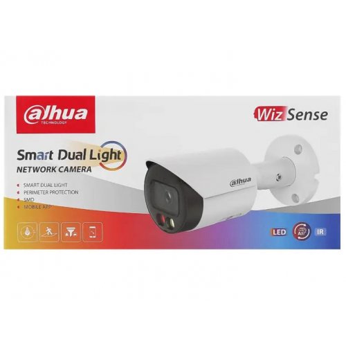 IP-камера Dahua DH-IPC-HFW2249S-S-IL 2MP 3.6mm (99-00021805) купить в Украине: Киев, Днепр, Харьков, Одесса  | Низкая цена, отзывы, характеристики от TELEMART фото