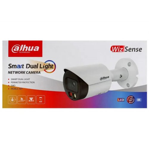 IP-камера Dahua DH-IPC-HFW2849S-S-IL 8MP 2.8mm (99-00013988) купить в Украине: Киев, Днепр, Харьков, Одесса  | Низкая цена, отзывы, характеристики от TELEMART фото