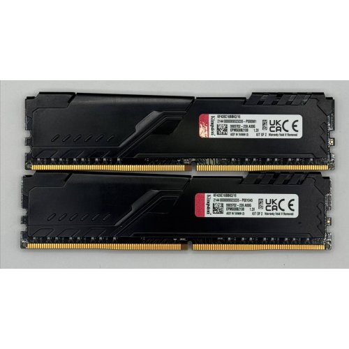 Озп Kingston DDR4 16GB (2x8GB) 2666Mhz FURY Beast Black (KF426C16BBK2/16) (Відновлено продавцем, 875445) купити в Україні: Київ, Львів, Хмельницький, Тернопіль, Івано-Франківськ | Перевірка сумісності, низька ціна, відгуки, характеристики від TELEMART фото