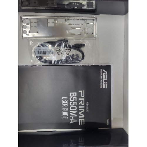 Уцінка материнська плата Asus PRIME B550M-A (sAM4, AMD B550) (Сліди використання, 875476) купити в Україні: Київ, Львів, Хмельницький, Тернопіль, Івано-Франківськ | Перевірка сумісності, низька ціна, відгуки, характеристики від TELEMART фото