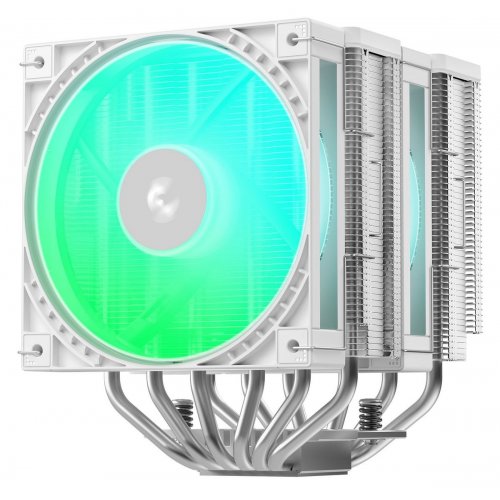 Кулер Deepcool AG620 G2 ARGB (R-AG620-WHAMMG2-G) White купить в Украине: Киев, Днепр, Харьков, Одесса  | Проверка совместимости, низкая цена, отзывы, характеристики от TELEMART фото