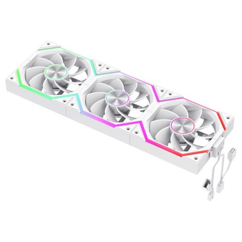 Набор кулеров для корпуса GAMEMAX FN12A N2 WL Reverse (FN12A-N2 WL-RW) White купить в Украине: Киев, Днепр, Харьков, Одесса  | Проверка совместимости, низкая цена, отзывы, характеристики от TELEMART фото