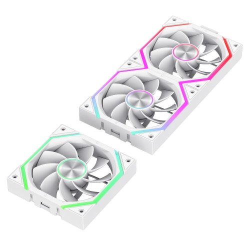 Набор кулеров для корпуса GAMEMAX FN12A N2 WL Reverse (FN12A-N2 WL-RW) White купить в Украине: Киев, Днепр, Харьков, Одесса  | Проверка совместимости, низкая цена, отзывы, характеристики от TELEMART фото