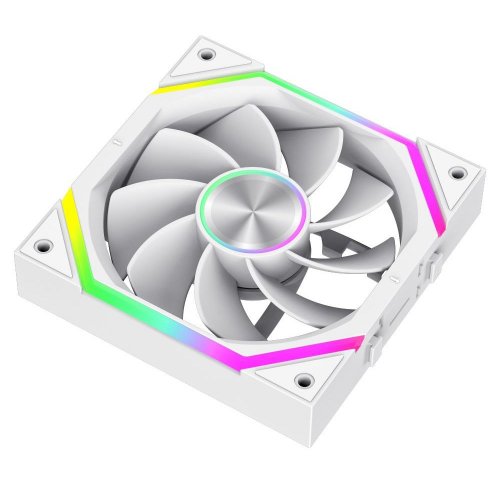 Набор кулеров для корпуса GAMEMAX FN12A N2 WL Reverse (FN12A-N2 WL-RW) White купить в Украине: Киев, Днепр, Харьков, Одесса  | Проверка совместимости, низкая цена, отзывы, характеристики от TELEMART фото