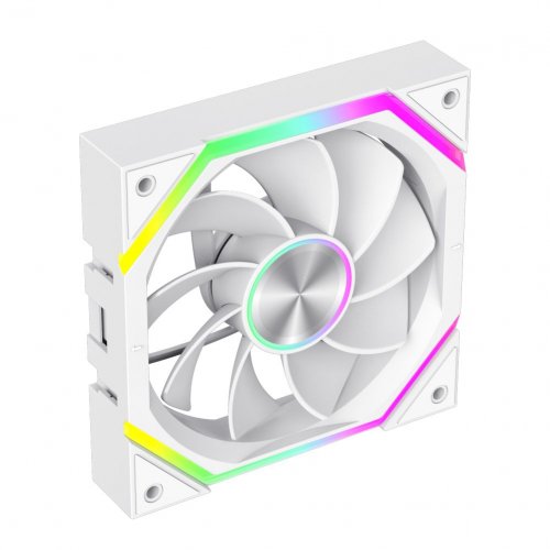 Набор кулеров для корпуса GAMEMAX FN12A N2 WL Reverse (FN12A-N2 WL-RW) White купить в Украине: Киев, Днепр, Харьков, Одесса  | Проверка совместимости, низкая цена, отзывы, характеристики от TELEMART фото