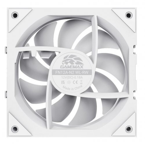 Набор кулеров для корпуса GAMEMAX FN12A N2 WL Reverse (FN12A-N2 WL-RW) White купить в Украине: Киев, Днепр, Харьков, Одесса  | Проверка совместимости, низкая цена, отзывы, характеристики от TELEMART фото