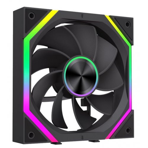 Набор кулеров для корпуса GAMEMAX FN12A N2 WL Reverse (FN12A N2 WL-R) Black купить в Украине: Киев, Днепр, Харьков, Одесса  | Проверка совместимости, низкая цена, отзывы, характеристики от TELEMART фото