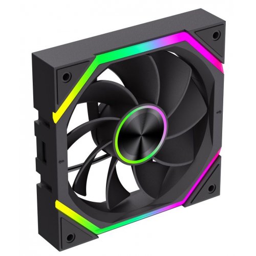 Набор кулеров для корпуса GAMEMAX FN12A N2 WL Reverse (FN12A N2 WL-R) Black купить в Украине: Киев, Днепр, Харьков, Одесса  | Проверка совместимости, низкая цена, отзывы, характеристики от TELEMART фото