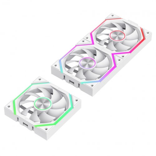 Набор кулеров для корпуса GAMEMAX FN12A N2 WL (FN12A-N2 WL-W) White купить в Украине: Киев, Днепр, Харьков, Одесса  | Проверка совместимости, низкая цена, отзывы, характеристики от TELEMART фото