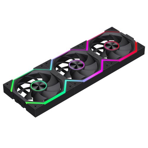 Набор кулеров для корпуса GAMEMAX FN12A N2 WL (FN12A-N2 WL) Black купить в Украине: Киев, Днепр, Харьков, Одесса  | Проверка совместимости, низкая цена, отзывы, характеристики от TELEMART фото