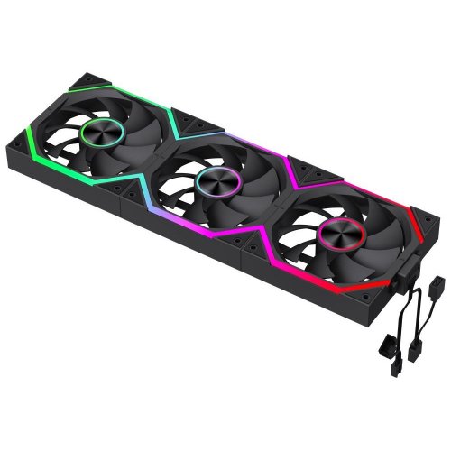 Набор кулеров для корпуса GAMEMAX FN12A N2 WL (FN12A-N2 WL) Black купить в Украине: Киев, Днепр, Харьков, Одесса  | Проверка совместимости, низкая цена, отзывы, характеристики от TELEMART фото