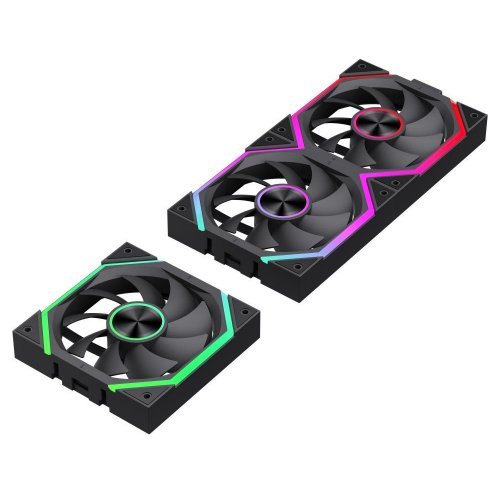 Набор кулеров для корпуса GAMEMAX FN12A N2 WL (FN12A-N2 WL) Black купить в Украине: Киев, Днепр, Харьков, Одесса  | Проверка совместимости, низкая цена, отзывы, характеристики от TELEMART фото