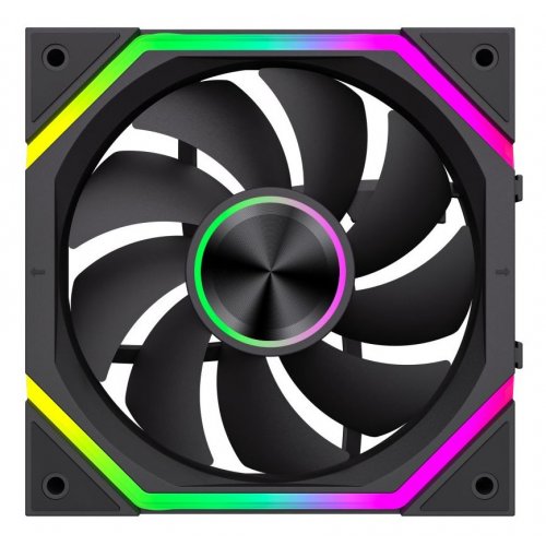 Набор кулеров для корпуса GAMEMAX FN12A N2 WL (FN12A-N2 WL) Black купить в Украине: Киев, Днепр, Харьков, Одесса  | Проверка совместимости, низкая цена, отзывы, характеристики от TELEMART фото