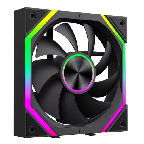 Набор кулеров для корпуса GAMEMAX FN12A N2 WL (FN12A-N2 WL) Black купить в Украине: Киев, Днепр, Харьков, Одесса  | Проверка совместимости, низкая цена, отзывы, характеристики от TELEMART фото