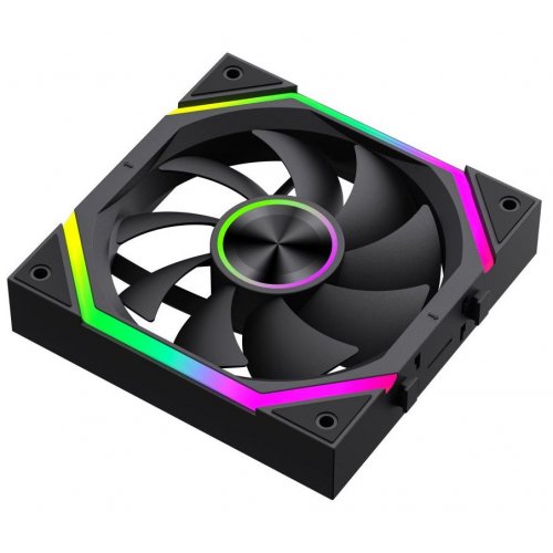 Набор кулеров для корпуса GAMEMAX FN12A N2 WL (FN12A-N2 WL) Black купить в Украине: Киев, Днепр, Харьков, Одесса  | Проверка совместимости, низкая цена, отзывы, характеристики от TELEMART фото