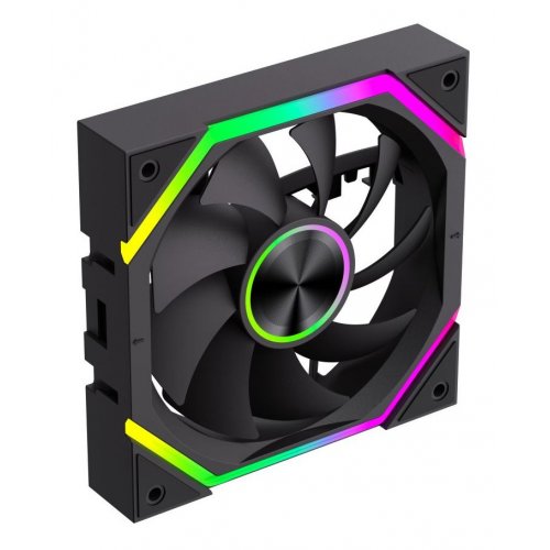 Набор кулеров для корпуса GAMEMAX FN12A N2 WL (FN12A-N2 WL) Black купить в Украине: Киев, Днепр, Харьков, Одесса  | Проверка совместимости, низкая цена, отзывы, характеристики от TELEMART фото