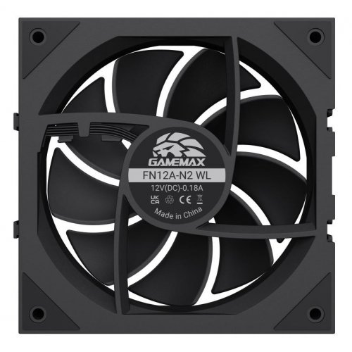 Набор кулеров для корпуса GAMEMAX FN12A N2 WL (FN12A-N2 WL) Black купить в Украине: Киев, Днепр, Харьков, Одесса  | Проверка совместимости, низкая цена, отзывы, характеристики от TELEMART фото