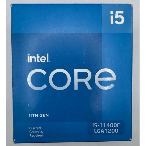 Процессор Intel Core i5-11400F 2.6(4.4)Hz 12MB s1200 Box (BX8070811400F) (Восстановлено продавцом, 875483) купить в Украине: Киев, Днепр, Харьков, Одесса  | Проверка совместимости, низкая цена, отзывы, характеристики от TELEMART фото
