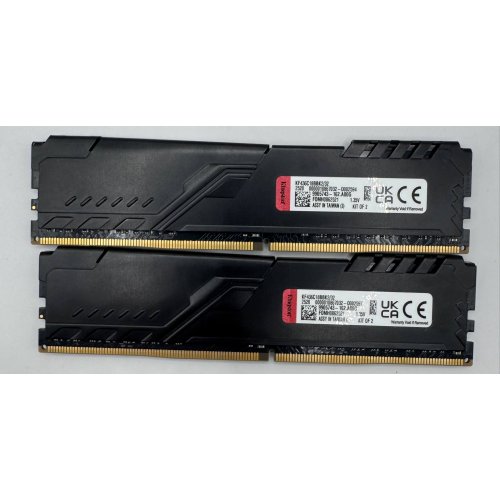 Озп Kingston DDR4 32GB (2x16GB) 3600Mhz FURY Beast Black (KF436C18BBK2/32) (Відновлено продавцем, 875490) купити в Україні: Київ, Львів, Хмельницький, Тернопіль, Івано-Франківськ | Перевірка сумісності, низька ціна, відгуки, характеристики від TELEMART фото