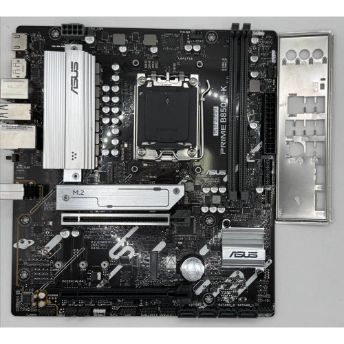 Материнська плата Asus PRIME B850M-K (sAM5, AMD B850) (Відновлено продавцем, 875496) купити в Україні: Київ, Львів, Хмельницький, Тернопіль, Івано-Франківськ | Перевірка сумісності, низька ціна, відгуки, характеристики від TELEMART фото