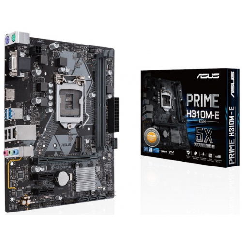 Photo Motherboard Asus PRIME H310M-E/CSM (s1151-V2, Intel H310)