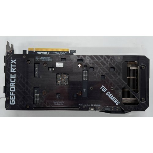 Відеокарта Asus TUF GeForce RTX 3060 Gaming OC 12288MB (TUF-RTX3060-O12G-V2-GAMING) (Відновлено продавцем, 875510) купити в Україні: Київ, Львів, Хмельницький, Тернопіль, Івано-Франківськ | Перевірка сумісності, низька ціна, відгуки, характеристики від TELEMART фото