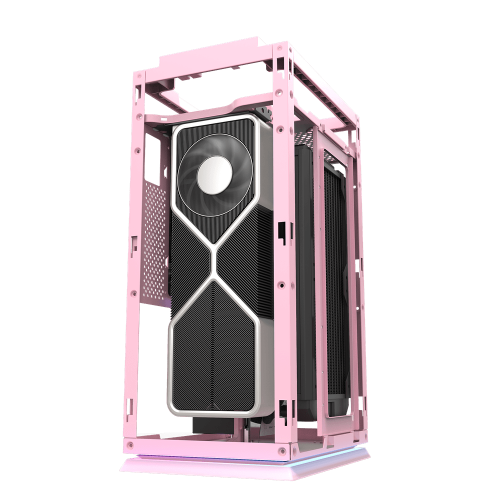 Корпус DarkFlash DLH21 без БЖ Pink (Стан нового, 875518) купити в Україні: Київ, Львів, Хмельницький, Тернопіль, Івано-Франківськ | Перевірка сумісності, низька ціна, відгуки, характеристики від TELEMART фото