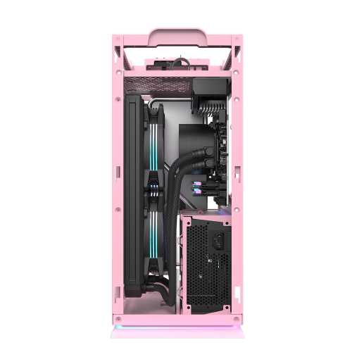 Корпус DarkFlash DLH21 без БЖ Pink (Стан нового, 875518) купити в Україні: Київ, Львів, Хмельницький, Тернопіль, Івано-Франківськ | Перевірка сумісності, низька ціна, відгуки, характеристики від TELEMART фото